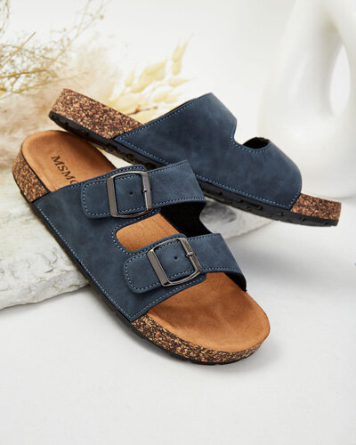 Royalfashion Pánské žabky s přezkami Foumyn