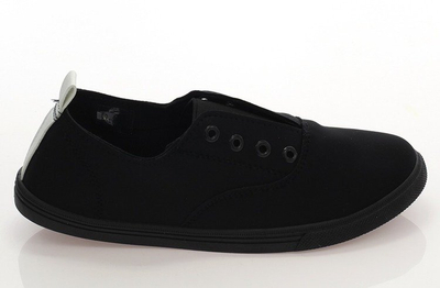 Czarne, sportowe tenisówki - Obuwie