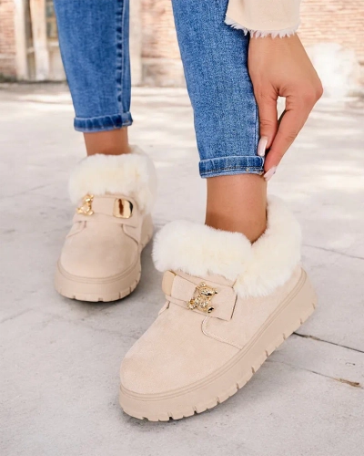 Royalfashion Жіночі короткі черевики а-ля снігоступи Dobis