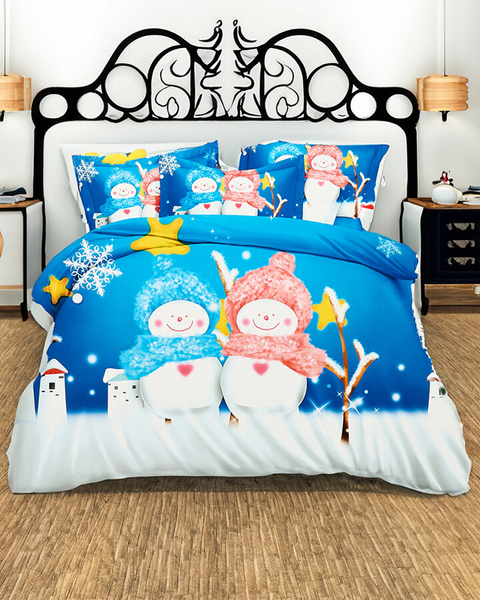 Royalfashion Vzorované povlečení 200x220 sada 3 dílů