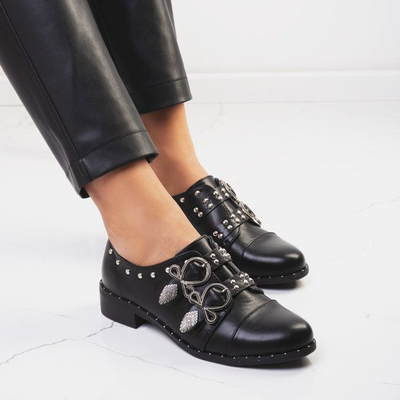 Černé boty na vysokém podpatku od Stavomeny - Obuv