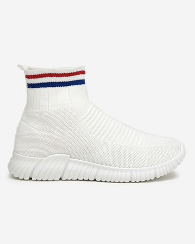 Dámské bílé slip-on tenisky Deloni - Footwear