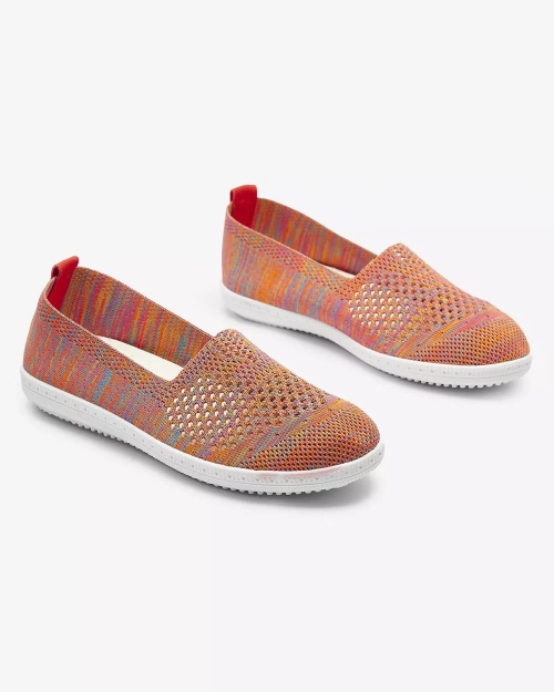 Ажурні різнокольорові сліпони з тканини Sadola - Взуття