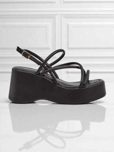 Royalfashion Dámské sandály na klínku Skyline Straps