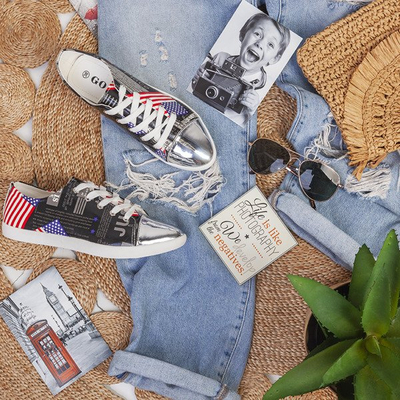 Černé tenisky Gladys - obuv