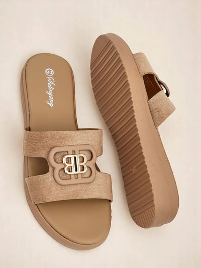 Royalfashion Dámské pantofle na ploché podrážce ChicStep