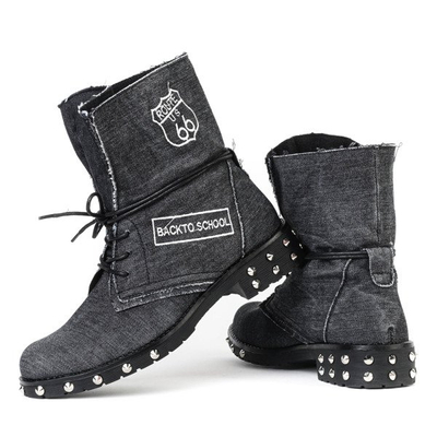 Джинсові чорні сумки - Взуття 1