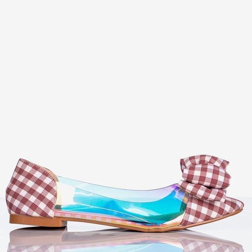 Рожеві балетки жіночого кольору з бантиком Керол - Взуття 1