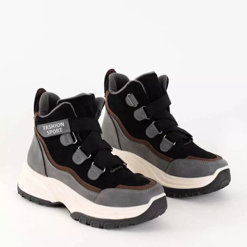 OUTLET Сіре утеплене жіноче спортивне взуття Filippa - Взуття