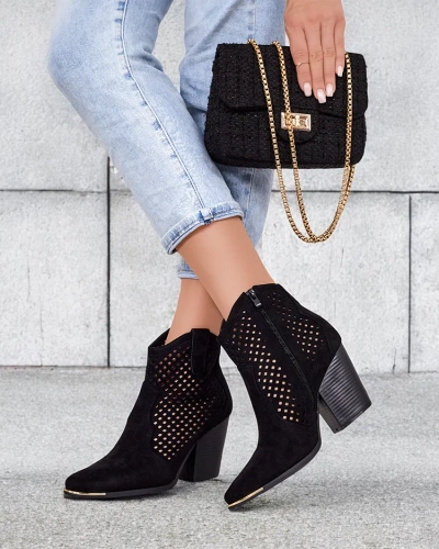 Жіночі ажурні чоботи Royalfashion Tonnet