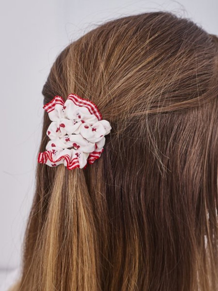 Royalfashion Sada 2 gumiček do vlasů s potiskem Duettia