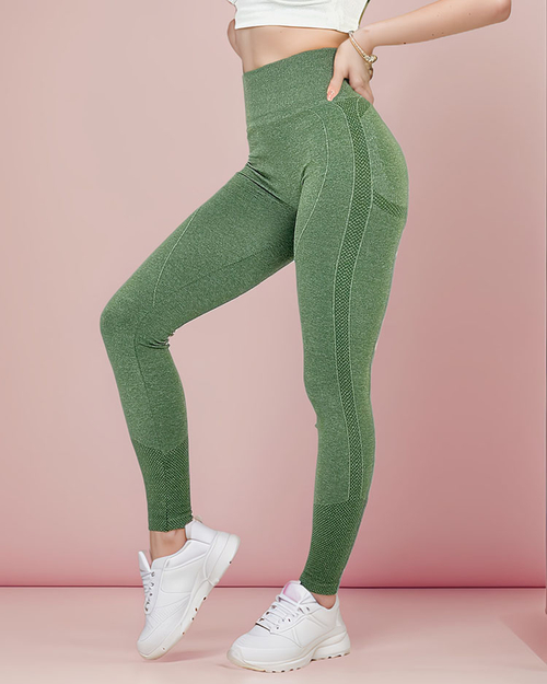 Легінси жіночі ребристі Royalfashion