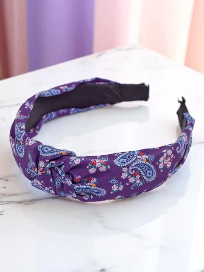 Royalfashion Molly Twist Vzorovaná Pletená Čelenka