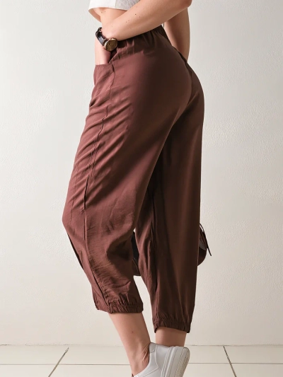 Royalfashion Прямі жіночі тканинні брюки 7/8