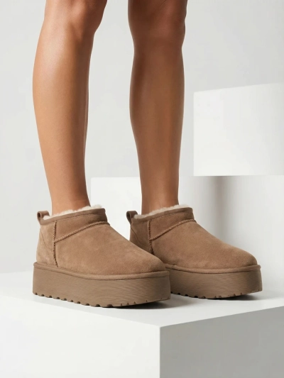 Royalfashion Dámské krátké boty a'la snow boots Ozozi