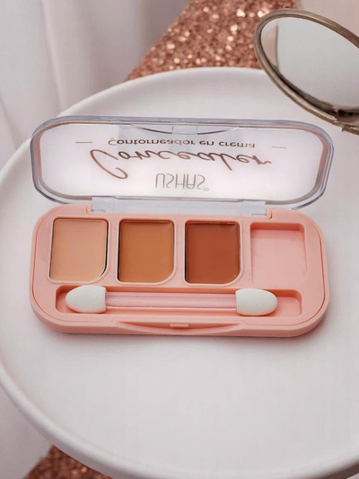Matující konturovací paleta 3 odstíny Bisque Chestnut
