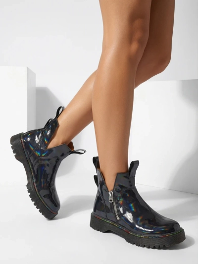 Жіночі Ботильйони Diana Чорні Шкіряні Елегантні на Осінь