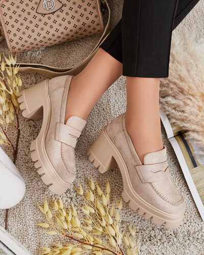 Royalfashion Dámské mokasíny na kůži Narvoti