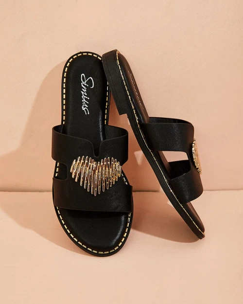 Royalfashion Жіночі шльопанці Olis на плоскій підошві