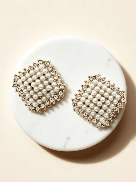 Royalfashion Dámské náušnice na klip s kubickým zirkonem