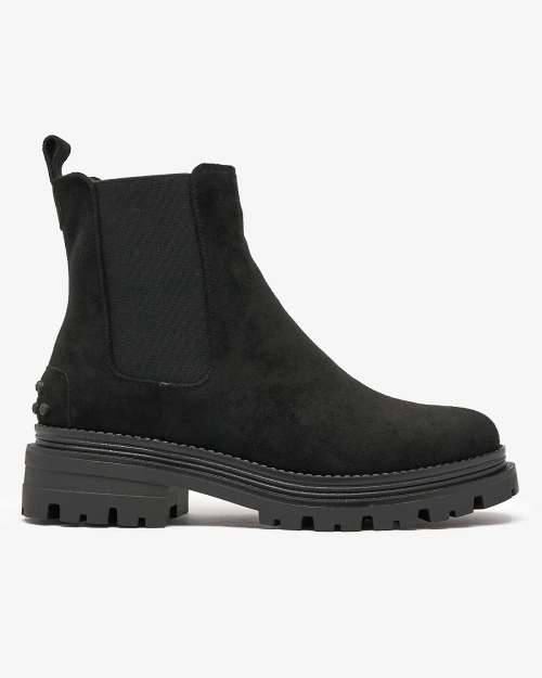 Royalfashion Чорні жіночі утеплені черевики Comfy Walk