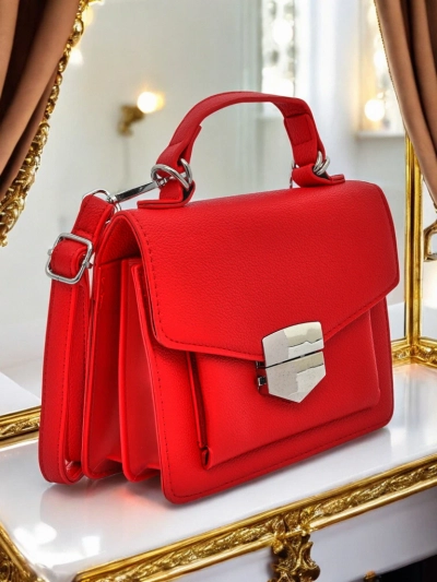 Royalfashion Жіноча сумка-конверт з ручкою Amalthea Avorio