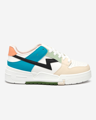 OUTLET Béžová a modrá dámská sportovní obuv Tremsi - Obuv