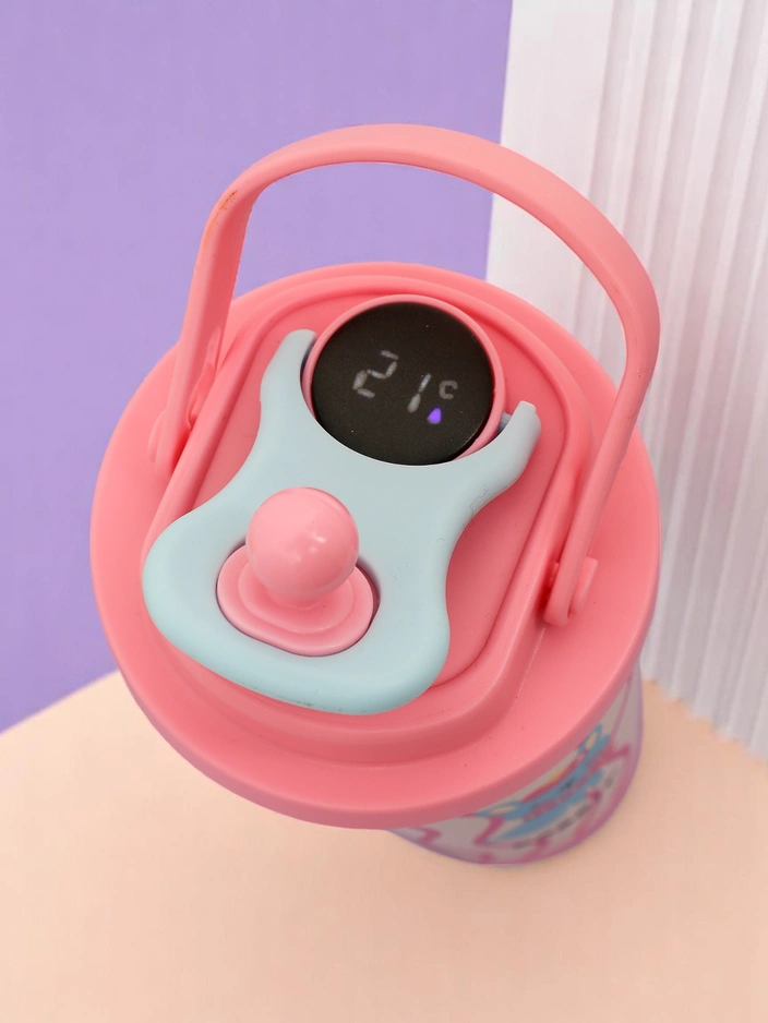 Royalfashion Termo hrnek s výtokem a teplotním senzorem Roztomilá zvířátka