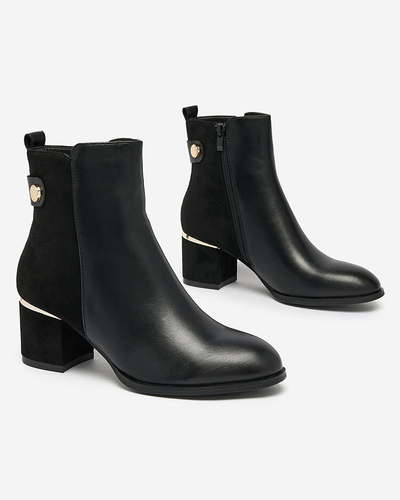 Royalfashion Чорні жіночі черевики на низькому ходу Dogdas