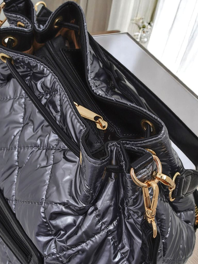 Royalfashion Velká dámská taška HoloGlint Shopper