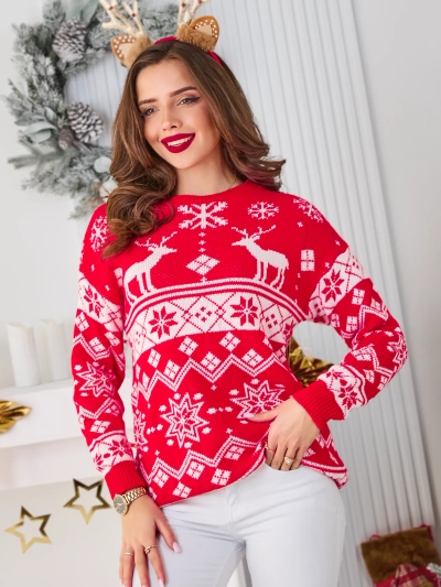 Royalfashion Dámský Vánoční Svetr
