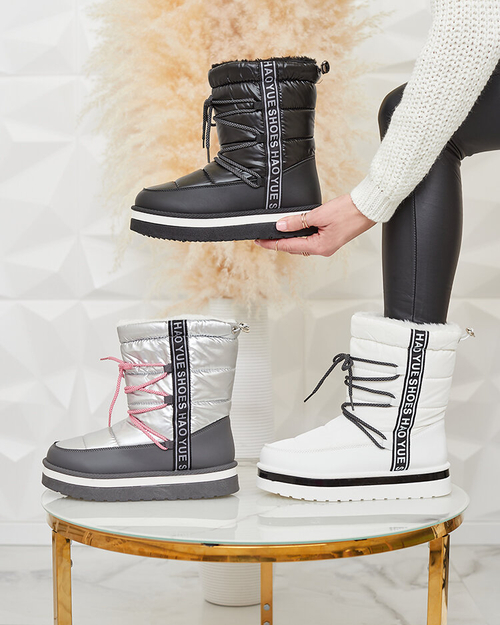 Royalfashion Чорні жіночі снігоступи Gepanden