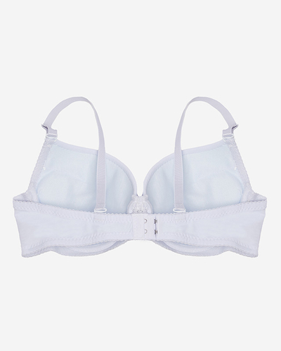 Білий жіночий мереживний бюстгальтер - Нижня білизна