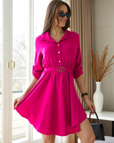 Royalfashion Elegantní dámské šaty ke kolenům