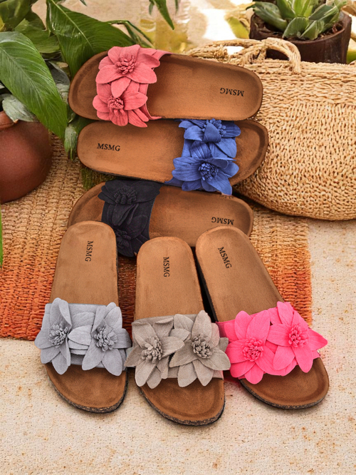 Royalfashion Жіночі слайдери з квітами Foules