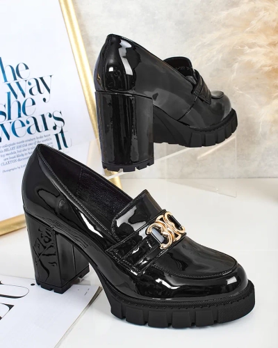 Royalfashion Elegantní dámské mokasíny na kůži Jozii