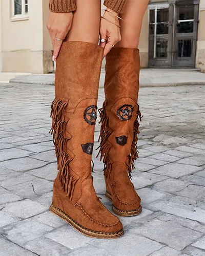 Royalfashion Dámské kozačky se skrytou kotvou Rotin