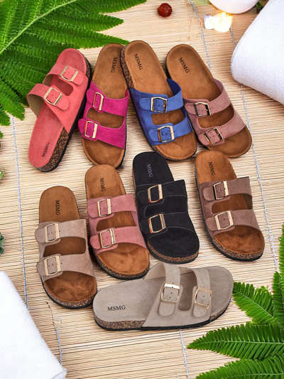 Royalfashion Жіночі шльопанці з пряжками Foumy