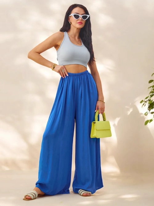 Royalfashion жіночі прямі штани з віскози