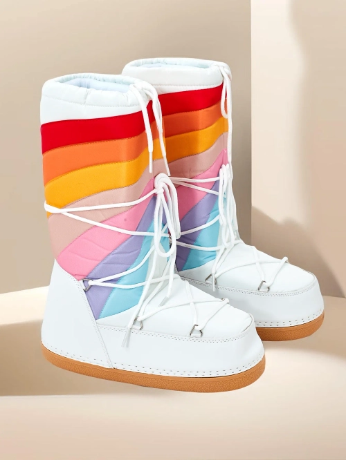 Жіночі черевики в стилі сноубутс від Royalfashion Жіночі черевики в стилі сноубутс Tencce