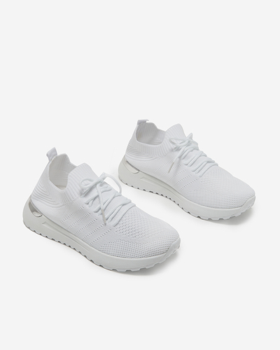 Dámská sportovní obuv Erina z bílé látky - Obuv