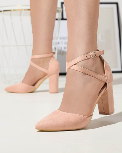 Рожеві жіночі туфлі-човники на стійці Amagy- Footwear