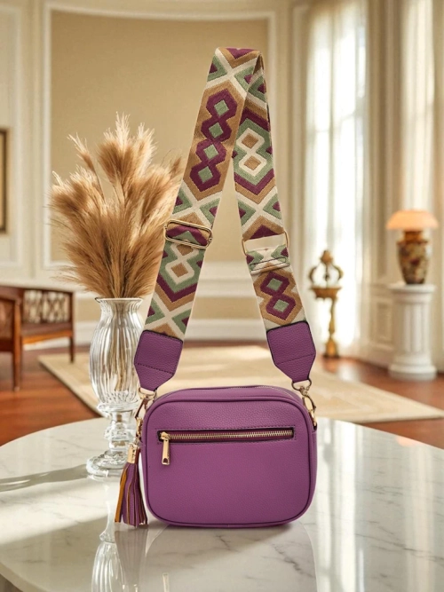 Royalfashion Маленька жіноча сумочка з екошкіри з кольоровим ремінцем Kovi Lace