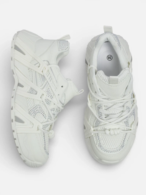 Трампки Дамські Aurora Білі Шкіряні Спортивні на Весну