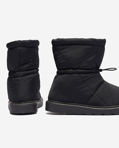 Černé dámské zateplené boty a'la snow boots Kaliolen - Obuv