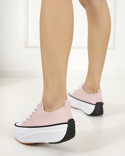 Світло-рожеві жіночі кеди Tenemika