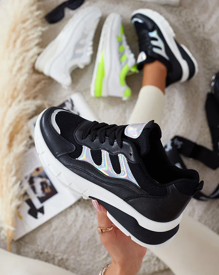 Royalfashion Dámské sportovní tenisky na platformě Amtres