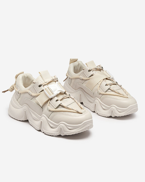 Бежеві жіночі кросівки Electri