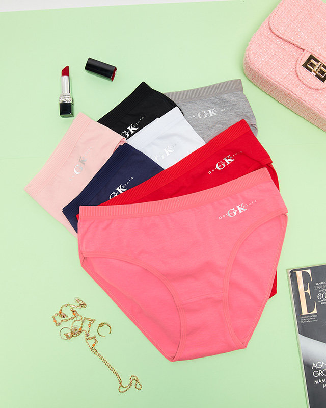 Bavlněné dámské slipy set 7 / bal - Spodní prádlo