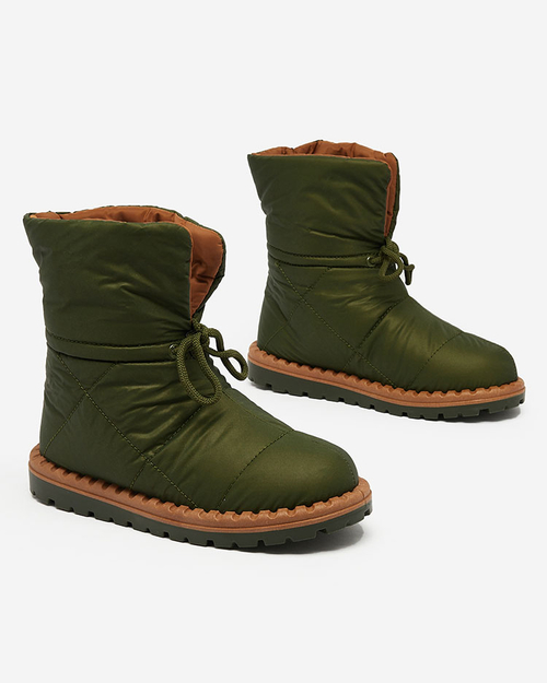 Жіночі снігоступи Royalfashion зеленого кольору Nevonsis